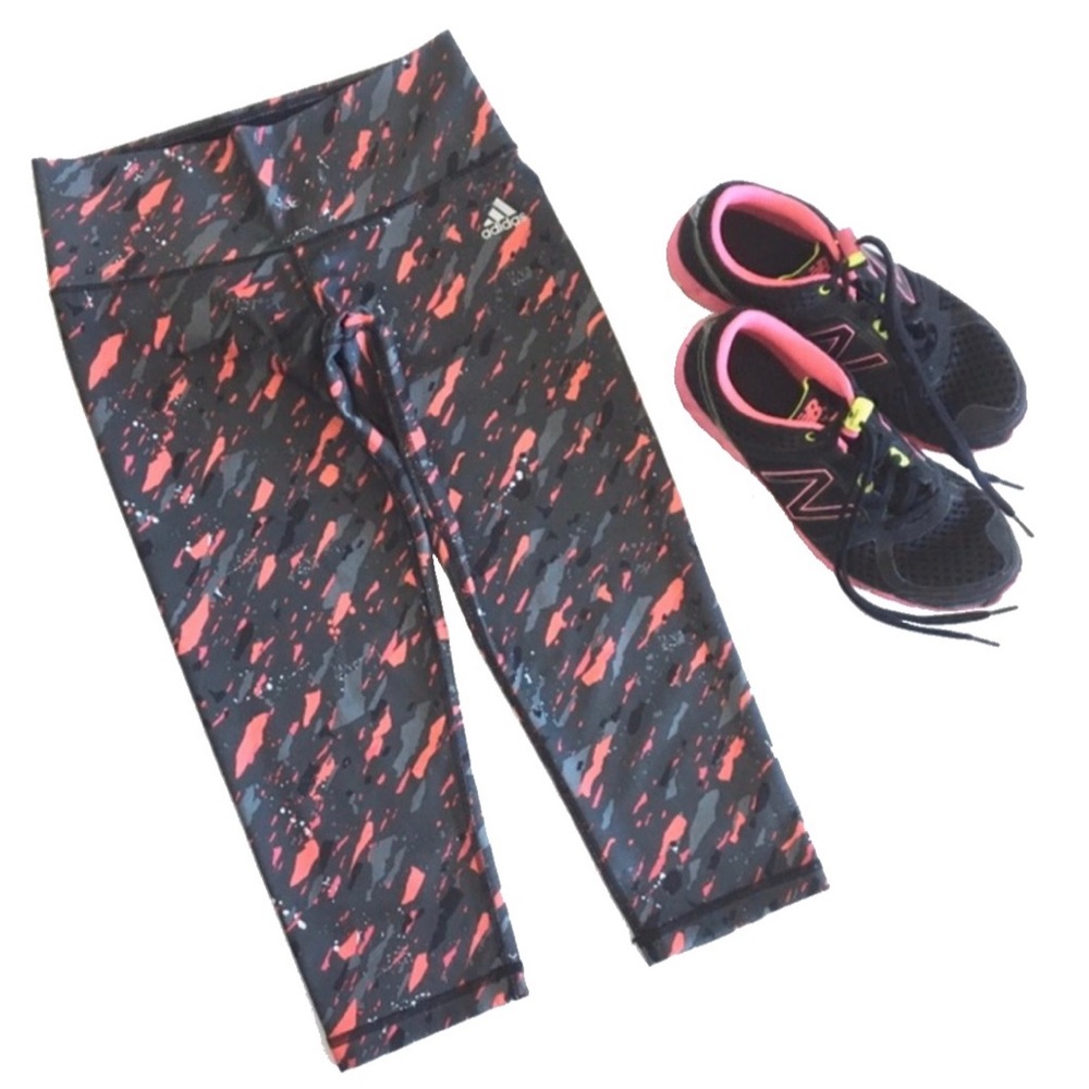 new Adidas โช Climalite Techfit Capri Leggings โช - Picture 1 of 10